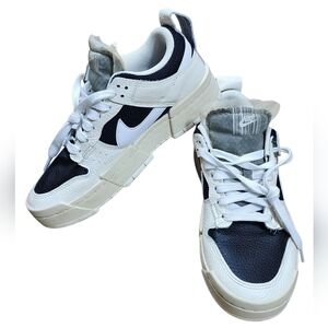 Nike Dunk Low Disrupt Pale Ivory Black Womens Sneaker 7.5US Streetwear